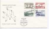 Norway FDC Ships Complete 22-6-1977 - FDC