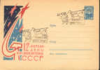 1963 Russie  Espace Spazio Space  Entier Postal - Russie & URSS