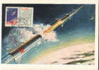 1958  Russie  Carte Maximum  Espace Spazio Space - Russie & URSS