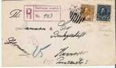 C-038/  KANADA - Einschreiben Rochester-Alberta  1925 Nach Deutschland (Hannover) - Covers & Documents
