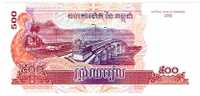 500  Riels  "CAMBODGE"  2002       UNC     Ro 16 -  19 - Cambodge
