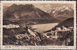 ISERE - Corps - Vue D'ensemble Du Pont Du Barrage Et Du Lac Du Sautet, Au Fond Mt Chaillot - Corps