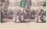 FINISTERE.PONT L ABBE.LE MARCHE  ...BELLE CARTE  VUE STEREOSCOPIQUE - Pont L'Abbe