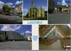 CPSM.  LOCMINE. PLACE ET EGLISE. DATEE 1987. - Locmine