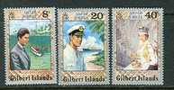 Gilbert Islands  Silver Jubilee   Set  SC# 293-95 MNH** - Gilbert- En Ellice-eilanden (...-1979)