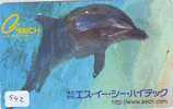 DOLPHIN DAUPHIN Dolfijn DELPHIN Tier Animal (542) Telecarte Japan * - Delphine