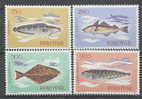 FEROE   N° 80/83  XX  Faune Marine : Poissons Autour Des Iles Féroé - Fishes