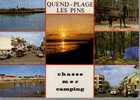 CPSM.  QUEND PLAGE LES PINS. DATEE 1975. - Quend