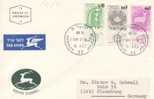 Israel FDC Jerusalem 18-3-1962 With Tab And Sent To Germany - FDC