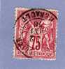 FRANCE TIMBRE N° 71 OBLITERE TYPE SAGE 75C CARMIN - 1876-1878 Sage (Typ I)