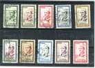 - FRANCE COLONIES .   TIMBRES DU MAROC 1956/57 . OBLITERES - Usados