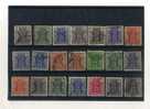 - INDE . ENSEMBLE DE TIMBRES DE SERVICE . OBLITERES - Dienstmarken