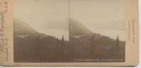 Double Wiew New York  Alfred S Campbell Wiew Hudson River From West Point 1896 - Stereoscope Cards