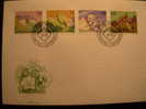 Liechtenstein Serie Complete Set 1989 Mountains Montagnes FDC - Escalada