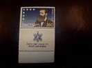 ISRAEL 1954 50TH ANNIVERSARY DEATH OF DR HERZL MINT TAB - Ungebraucht (mit Tabs)