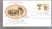 FDC Liberty Bell Plus Label - Scott # 1595 - 1971-1980