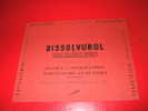 BUVARD : DISSOLVUROL-TAILLE: 13.5 X10.5CM - Produits Pharmaceutiques