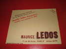 BUVARD : SEMELLES ORTHOPODIQUES MAURICE LEDOS  -TAILLE: 13.5 X 10.5 CM - Drogheria