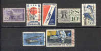 Estados Unidos  1949-69.-  Y&T Nº  41 - 53 - 54 - 56 - 67 - 70 - 73  Aéreos - 2a. 1941-1960 Used