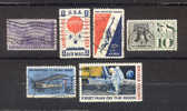 Estados Unidos  1949-69.-  Y&T Nº  41 - 53 - 54 - 56 - 70 - 73  Aéreos - 2a. 1941-1960 Used