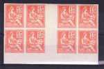 FRANCE N°117c "15c BLOC 8 ND" NEUFxxTTB, VALEUR: +1840? - Unused Stamps