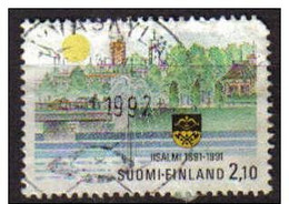 Finlandia 1991 Scott 873 Sello º Vistas Cent. Ciudad Lisalmi Michel 1156 Yvert 1122 Postimerkki Suomi Stamp Finland - Gebraucht