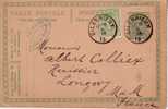 Entier Postale Belge - 5 C + Un 5c - Cachet De Silenrieux - Briefkaarten 1909-1934