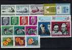 DDR Jahrgang 1961 21 Ausgaben Präsident Pieck Bis Kosmonaut Titow 807-863/8 ** 82€ - Sammlungen (im Alben)