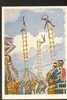 ETHNIC SPORTS, JAPAN, FIREMEN FESTIVE , OLD RUSSIAN POSTCARD ˇ - Brandweer