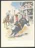 ETHNIC SPORTS, RODEO, COWBOY, HORSE,  OLD RUSSIAN POSTCARD ˇ - Reitsport