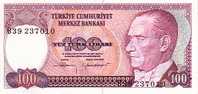 TURQUIE   100 Lira   Non Daté (1984)   Pick 194b    ***** BILLET  NEUF ***** - Türkei