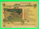 KENTUCKY  - MY OLD KENTUCKY HOME, SONG BY STEPHEN FOSTER - CAUFIELD & SHOOK - CARD TRAVEL IN 1949 - - Altri & Non Classificati