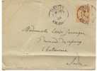 1904 ENVELOPPE ENTIER LIMOGES OUR CHATEAUROUX Mauvais état Déchirure Sur 7 Cm  / 124 - Sobres Tipos Y TSC (antes De 1995)