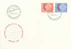 Suisse FDC 1959 " Europa " Timbres Surchargés Yvert 632/3 - Cartas & Documentos