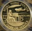 AUSTRALIA $5 DOLLARS ROYAL FLYING DOCTOR AIRPLANEWOMAN FRONT QEII HEAD BACK 1998 PROOF READ DESCRIPTION CAREFULLY !! - Sonstige & Ohne Zuordnung