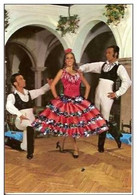 DANSEUSE DE FLAMENCO-ROBE BRODEE -paillettes-folklore Espagnol-danse - Tanz