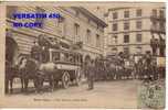 75..PARIS VECU..UNE STATION D OMNIBUS..GROS PLAN TRES ANIME..1905 - Public Transport (surface)