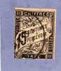 FRANCE COLONIES FRANCAISES EMISSIONS GENERALES TAXES N° 7 OBLITERE 15C NOIR - Postage Due