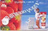 Télécarte Japan EROTIQUE (613) 221-1611 * STRAWBERRY * Sexy Lingerie Femme * EROTIC Phonecard  EROTIK - EROTIEK  BIKINI - Moda