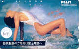 Telefonkarte Télécarte Japon EROTIQUE (617)  Sexy Femme * EROTIC  Phonecard - EROTIK - EROTIEK - BATHCLOTHES - Fashion