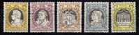 Tchécoslovaquie 1956 N°Y.T. : 858 Et 860 à 863 Obl. - Used Stamps
