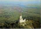 CPSM.  CHATEAU ORTENBERG ET LA PLAINE ALSACE. CONSTRUIT EN GRANIT.ESCARPEMENT ROCHEUX CHAINE DES VOSGES A 490M. ALTITUDE - Ebersmunster