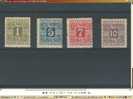 DANEMARK                N° 1  à  4 - Unused Stamps