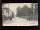 Achères Route D'achères Village édit.bourgoin Café De La Gare Propr.michon   Belle Carte - Acheres