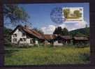 Maxi Carte - LIECHENSTEIN - 01-03-1999 - Scott N° 1070 - Paysages, Village, Maison - 18 - Maximumkaarten