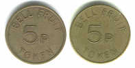 5 P TOKEN BELL FRUIT - Other & Unclassified