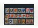 - FRANCE . ENSEMBLE DE TIMBRES   ARMOIRIES . OBLITERES - 1941-66 Coat Of Arms And Heraldry