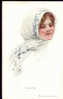 #07 SIGNED HARRISON FISHER NO 192 WOMAN CHERRY RIPE  OLD POSTCARD - Fisher, Harrison