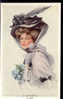 #41 SIGNED P. BOILEAU NO 445/2 WOMAN  OLD POSTCARD - Boileau, Philip