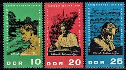 DDR / GDR - Mi-Nr 1084/1086 Postfrisch / MNH ** (H404) - Albert Schweitzer